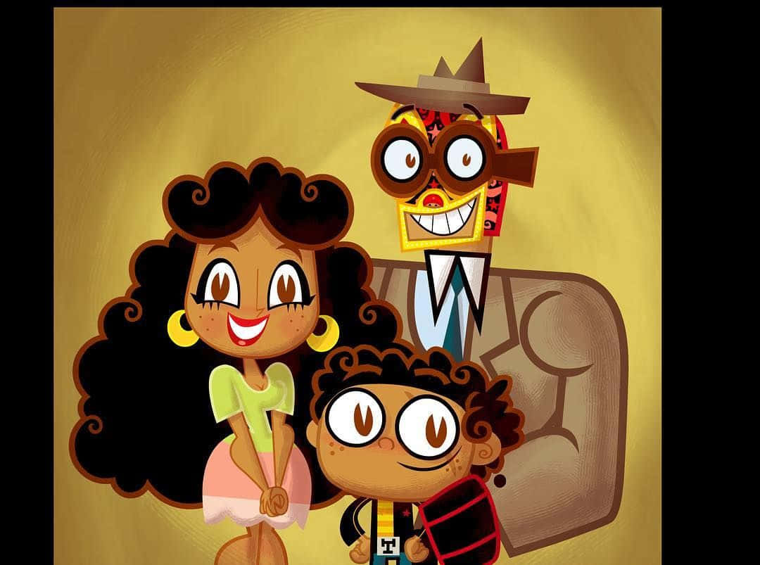 El Tigre The Adventures Of Manny Rivera, Manny Rivera, family portrait, SD Desktop Wallpaper