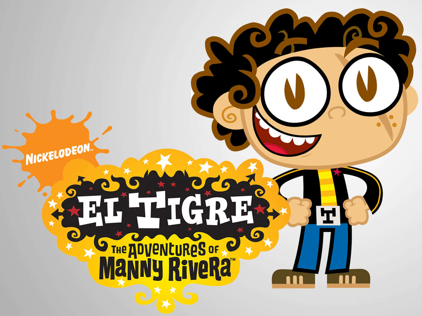 El Tigre The Adventures Of Manny Rivera, El Tigre logo, cartoon title card, HD Desktop Wallpaper