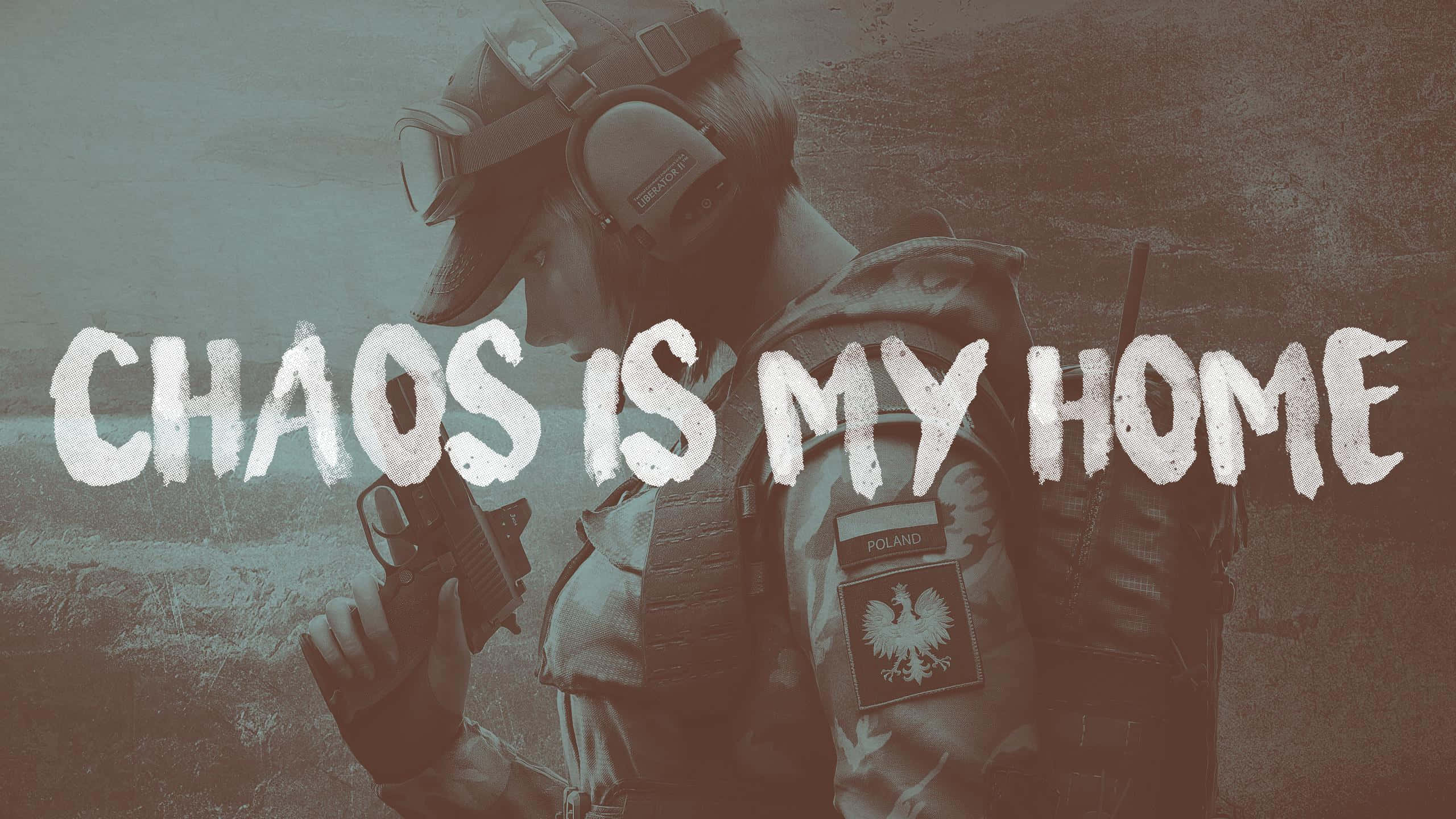 Ela R6, Polish patch, tactical gear, 2K Desktop Wallpaper