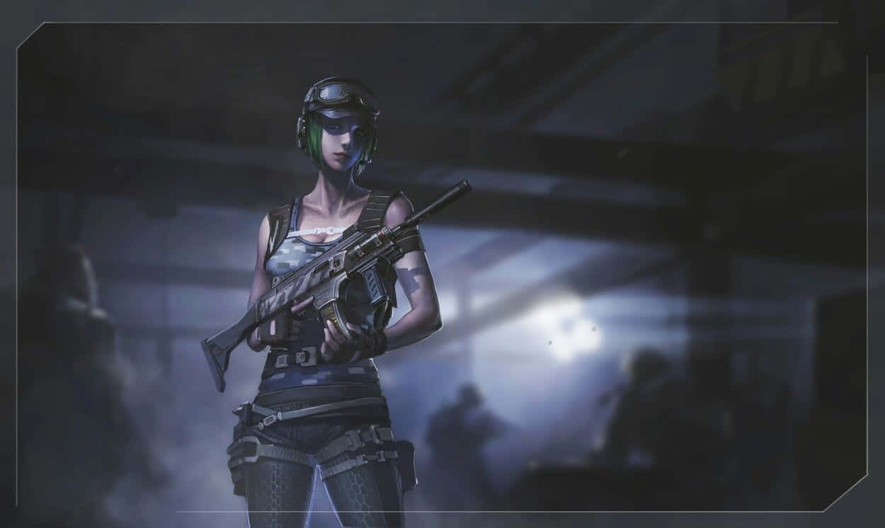 Ela R6, tactical gear, rifle, SD Desktop Wallpaper
