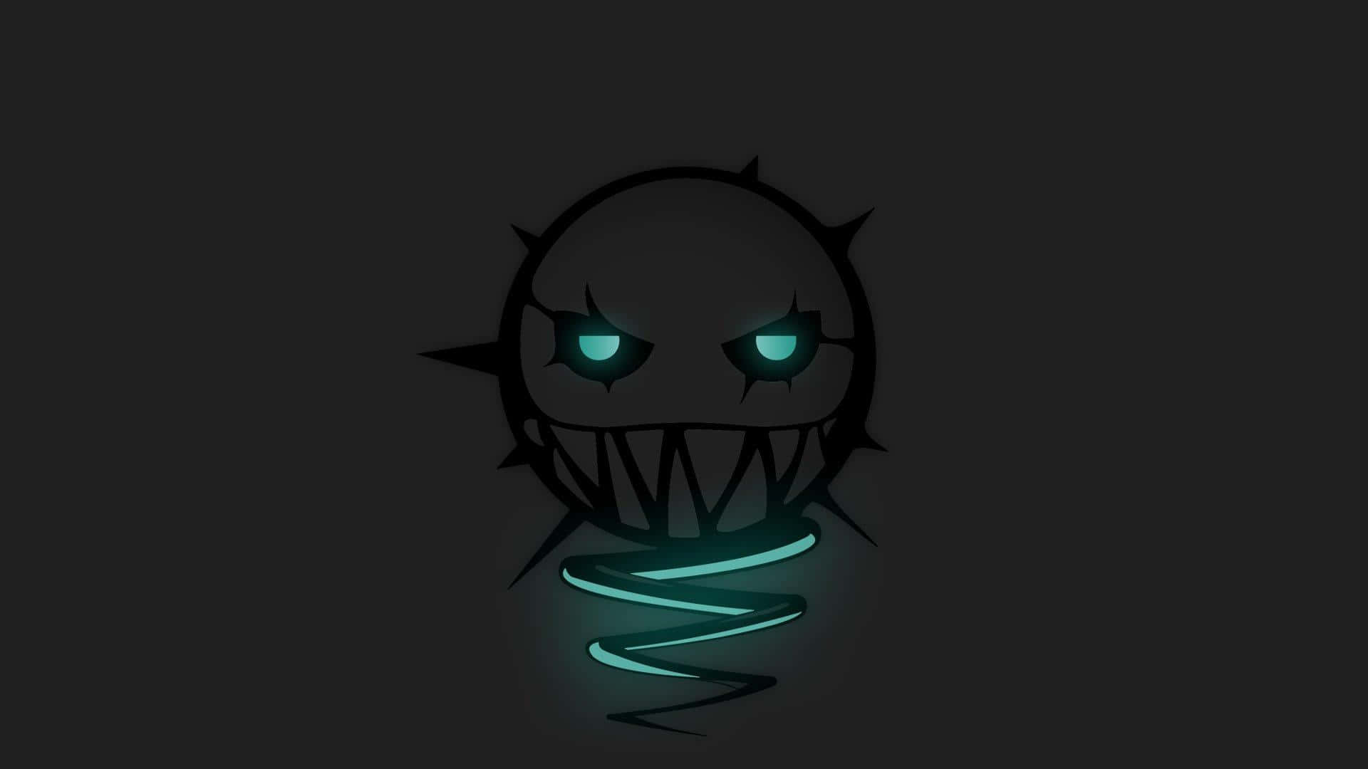 Ela R6, glowing cyan eyes, teeth, Full HD Desktop Wallpaper