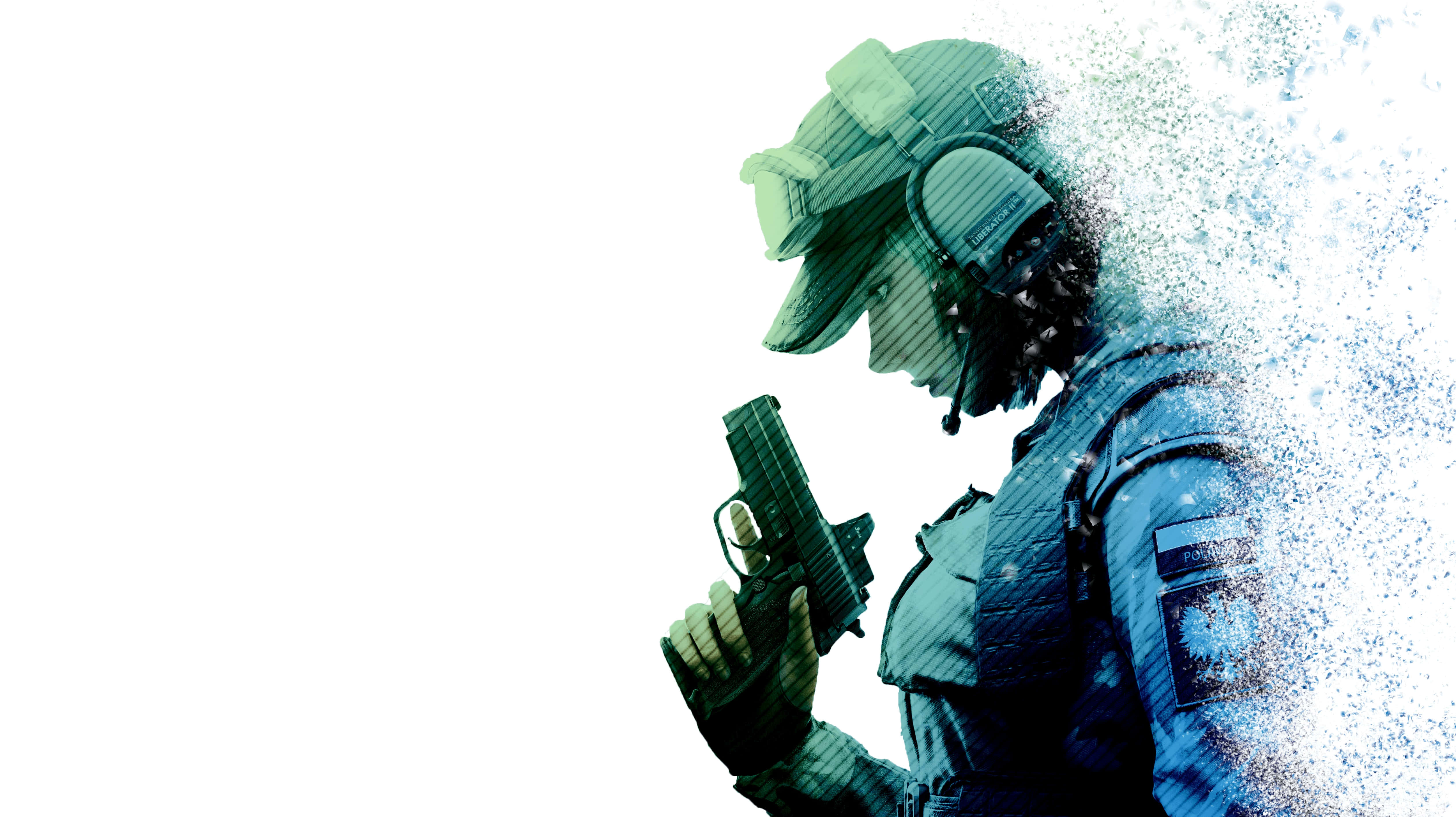 Ela R6, tactical gear, pistol, 4K Desktop Wallpaper