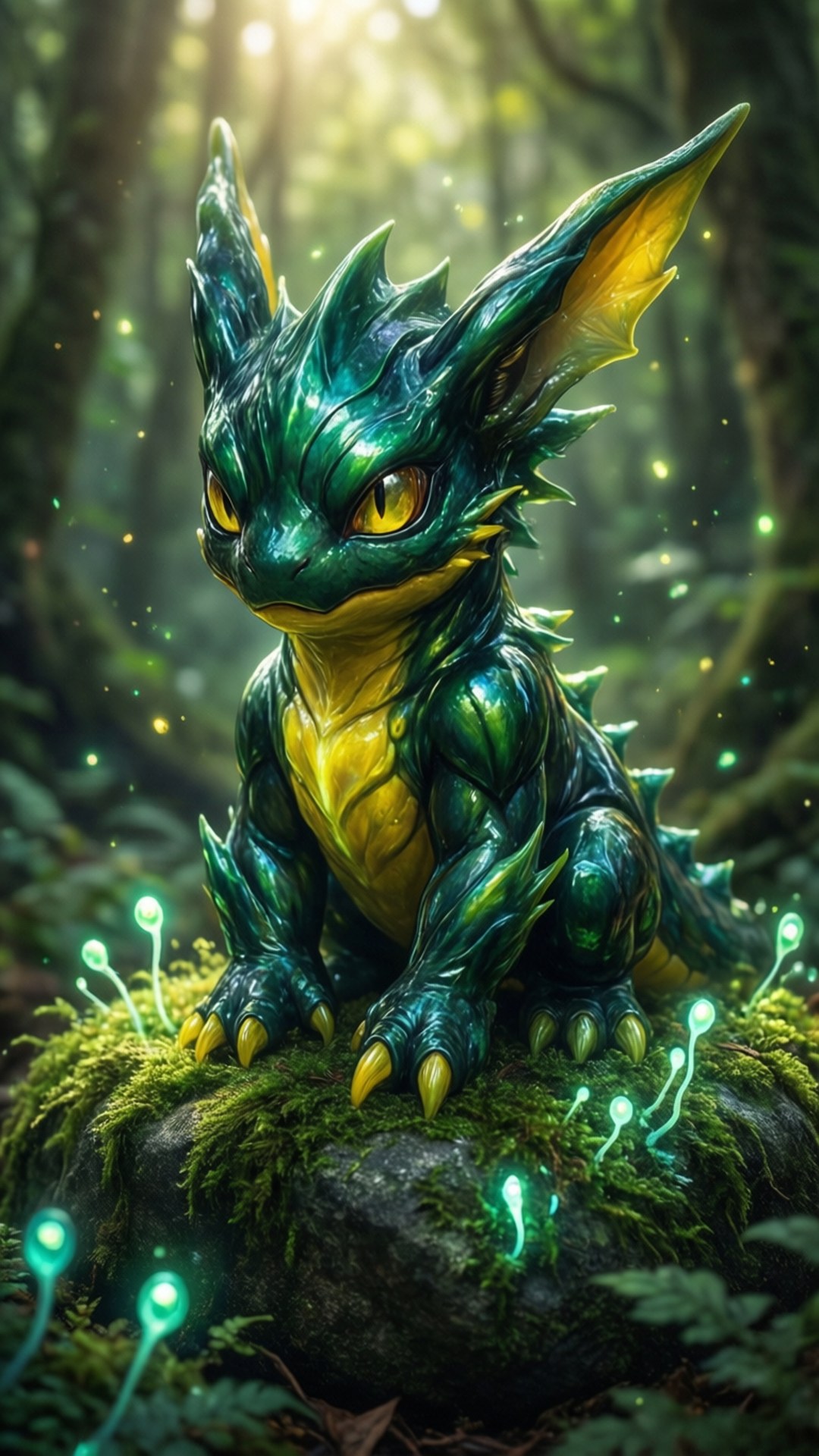 Eldegoss, shiny, forest, Full HD Phone Wallpaper