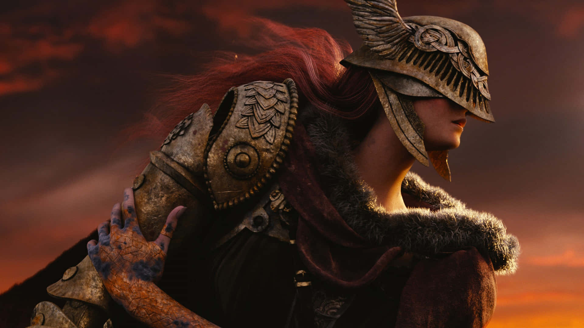 Elden Ring, warrior, ornate armor, Full HD Desktop Wallpaper