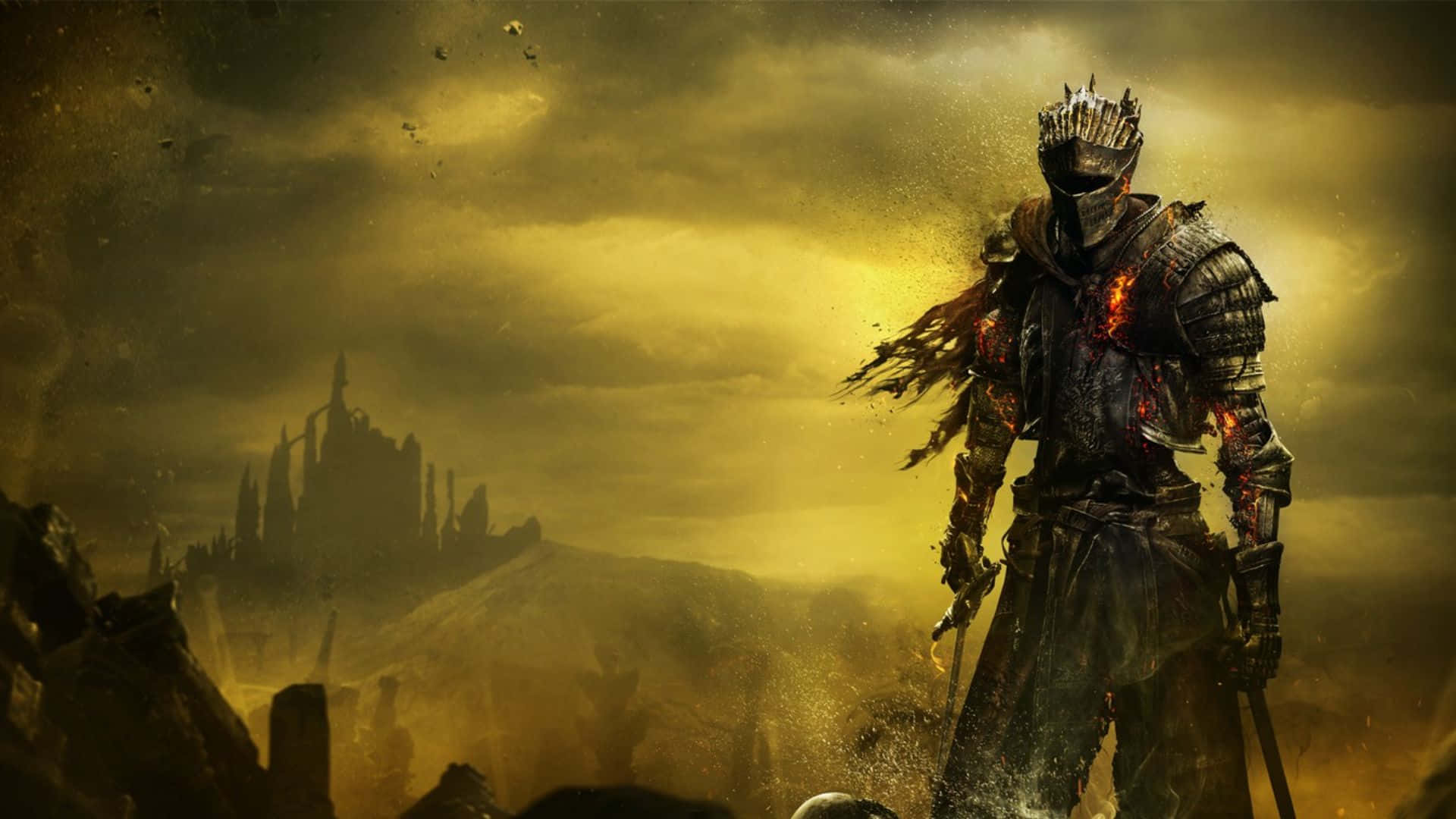 Elden Ring, warrior, ornate armor, Full HD Desktop Wallpaper