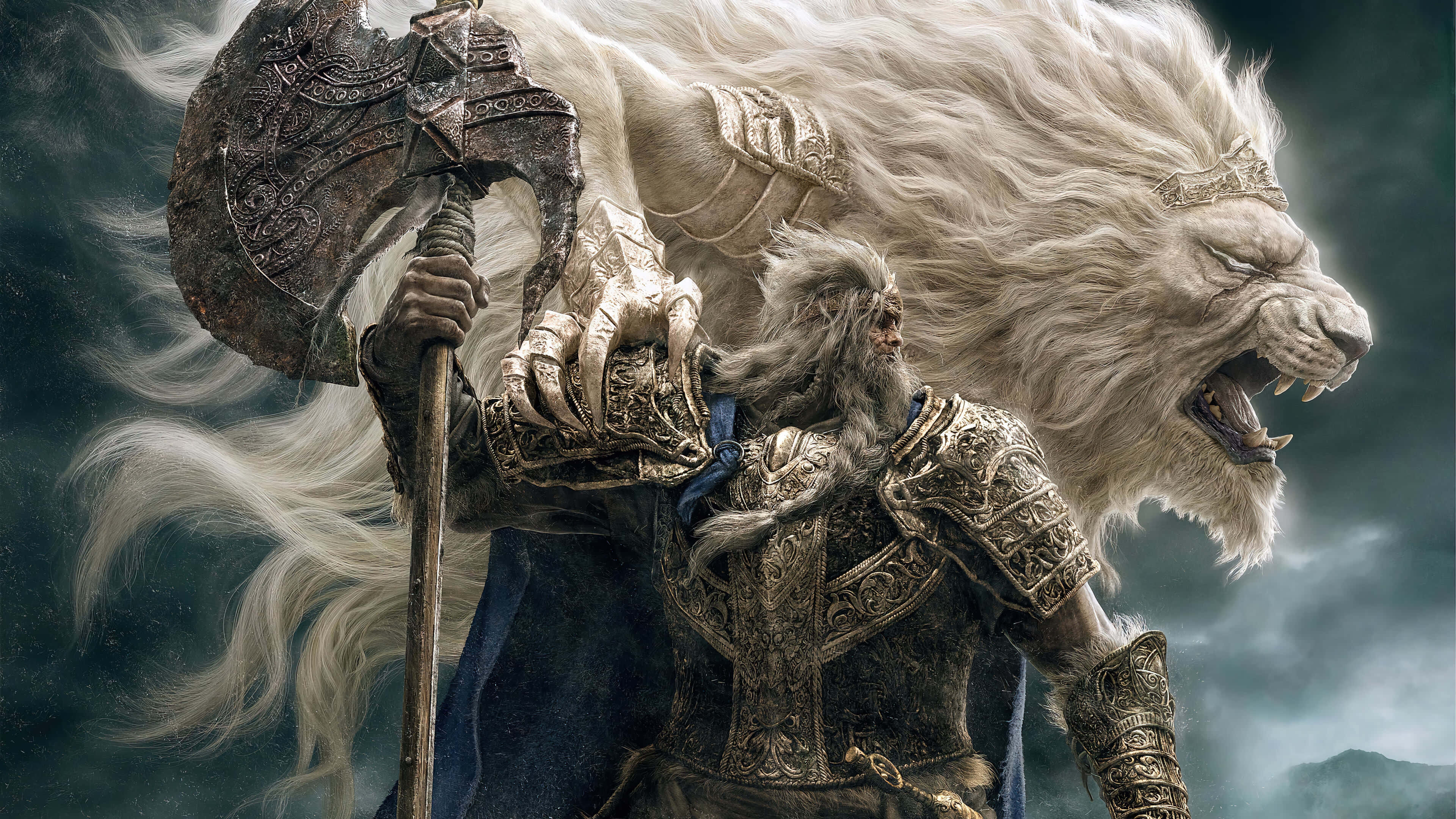 Elden Ring, Warrior, beast, 4K Desktop Wallpaper