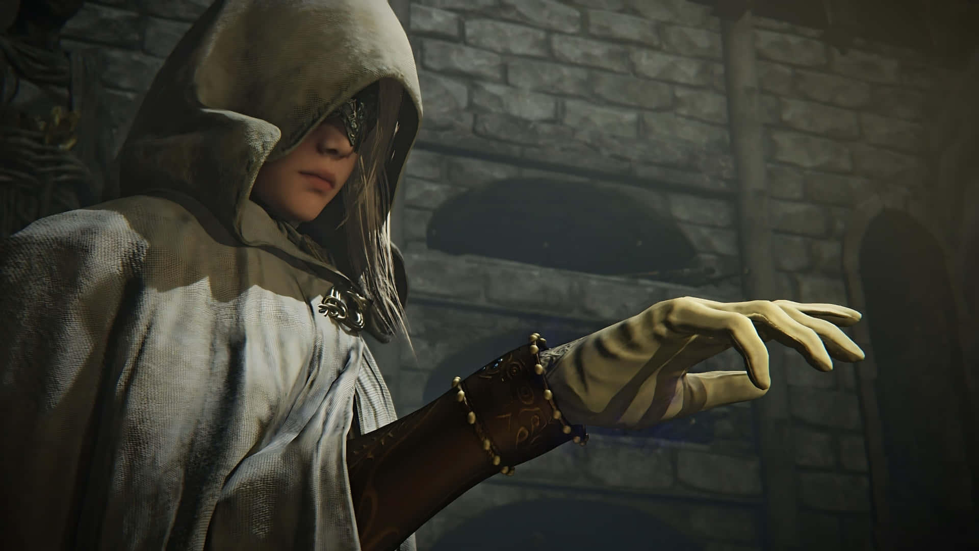 Elden Ring Nightreign, hooded figure, tattered grey cloak, Full HD Desktop Wallpaper