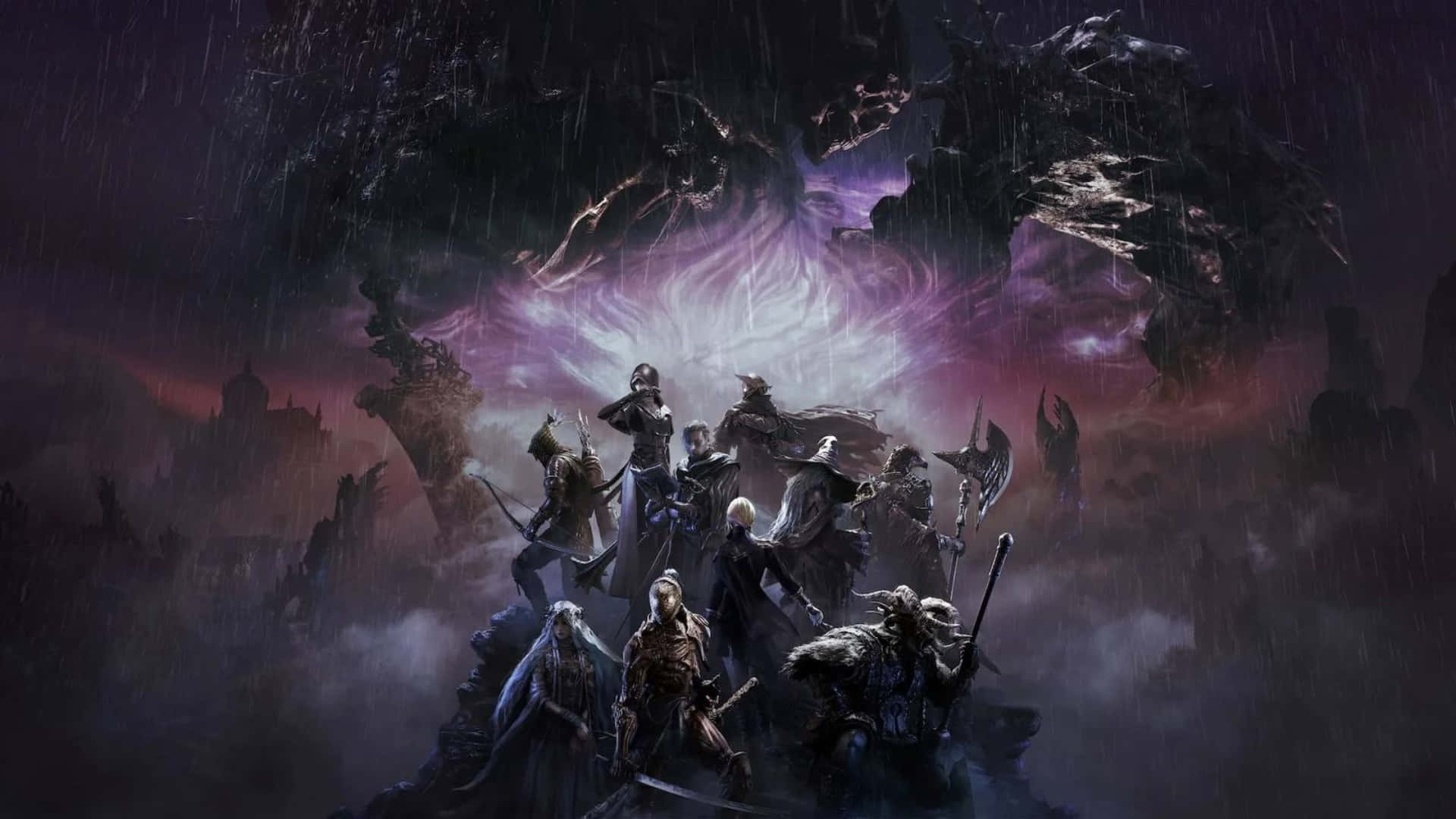 Elden Ring Nightreign, boss fight, armored warriors, Full HD Desktop Wallpaper