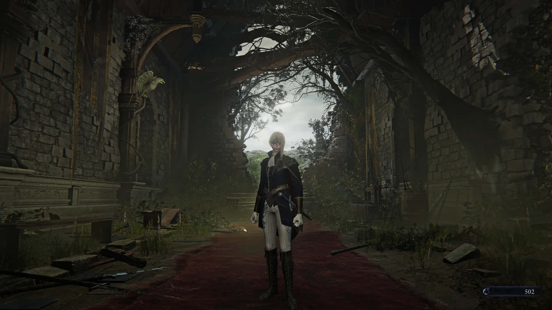 Elden Ring Nightreign Armor, pale man, dark coat, Full HD Desktop Wallpaper