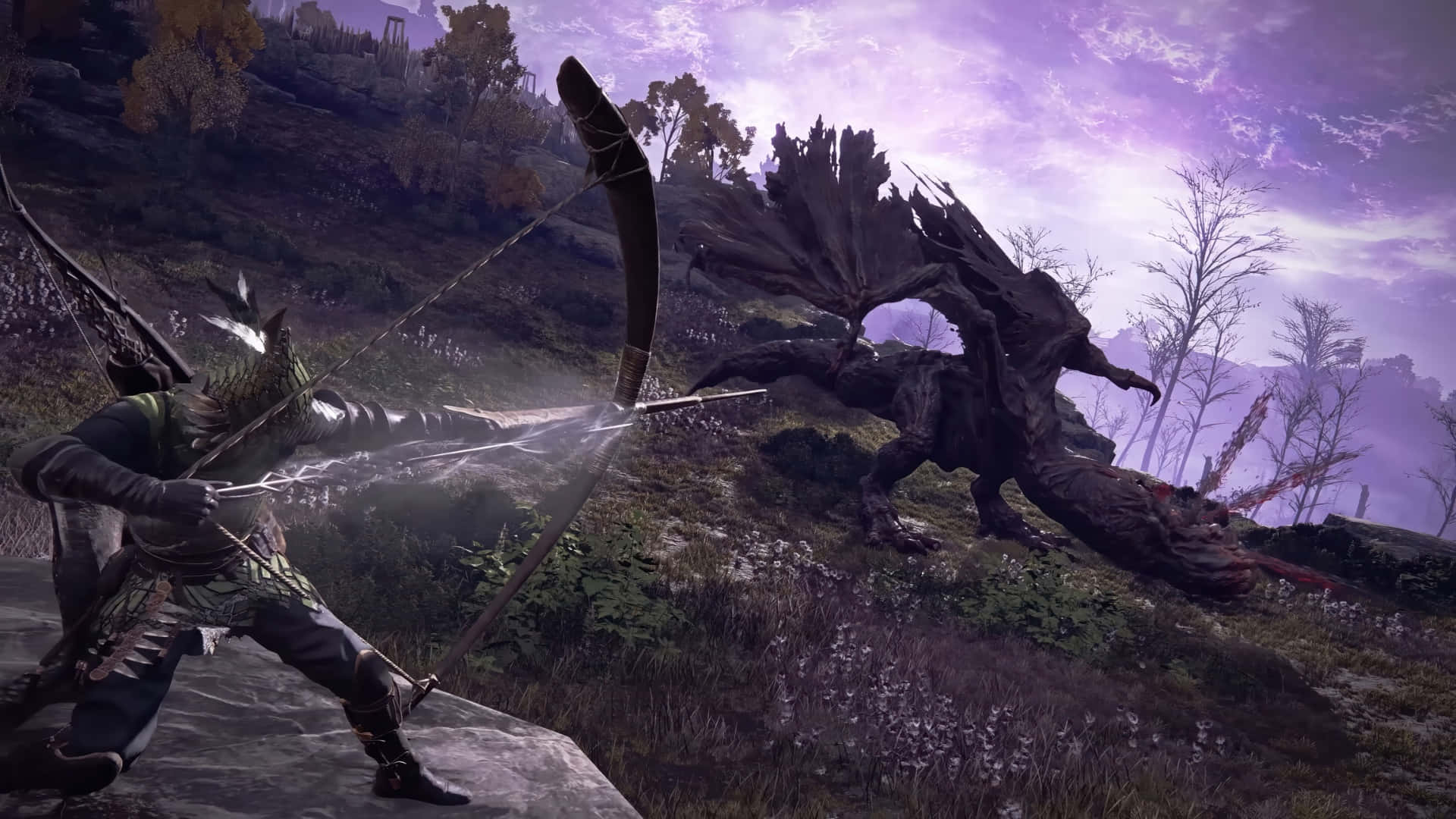 Elden Ring Nightreign, boss fight, green armor, Full HD Desktop Wallpaper