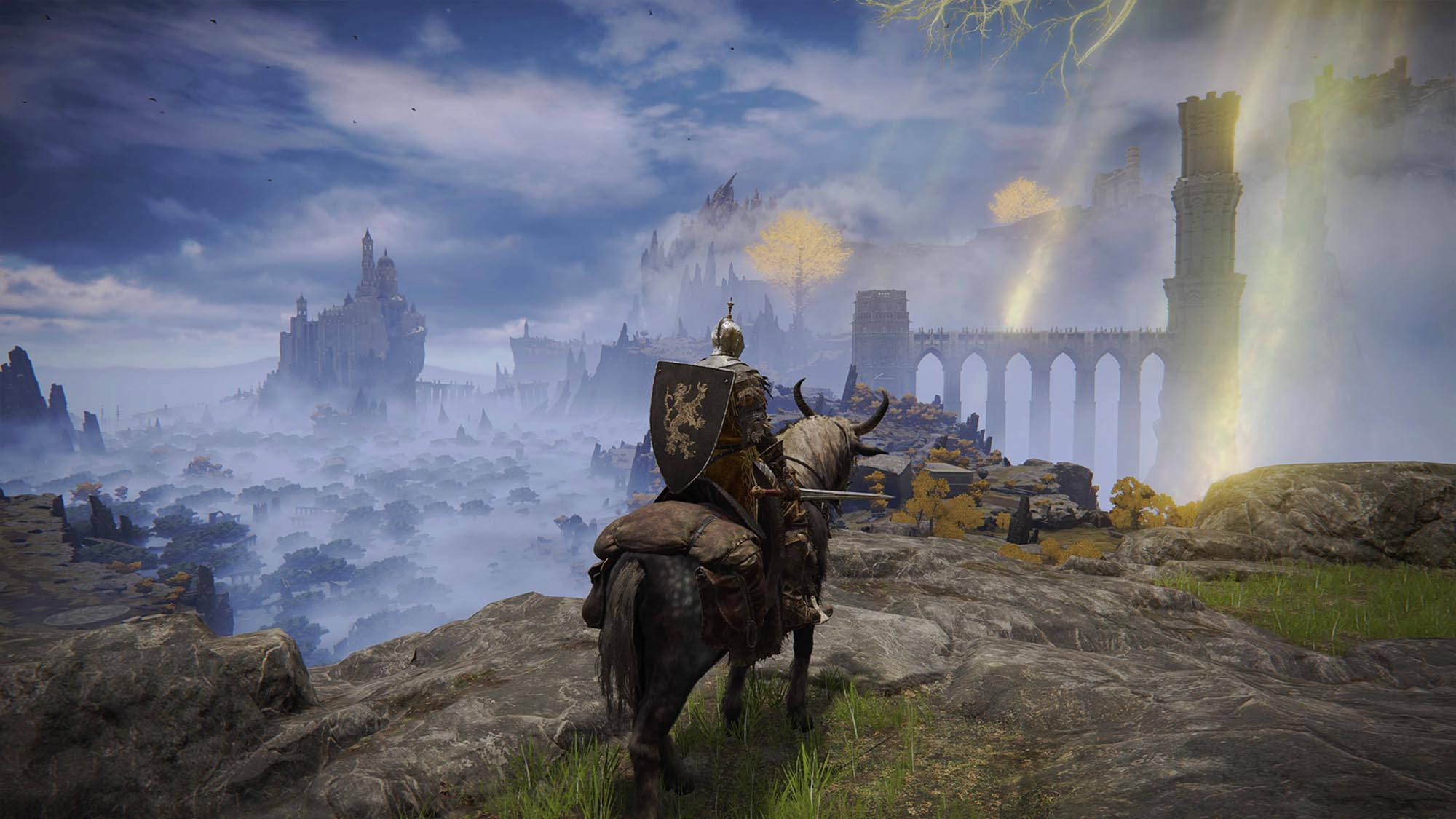 Elden Ring, knight, bull, Full HD Desktop Wallpaper