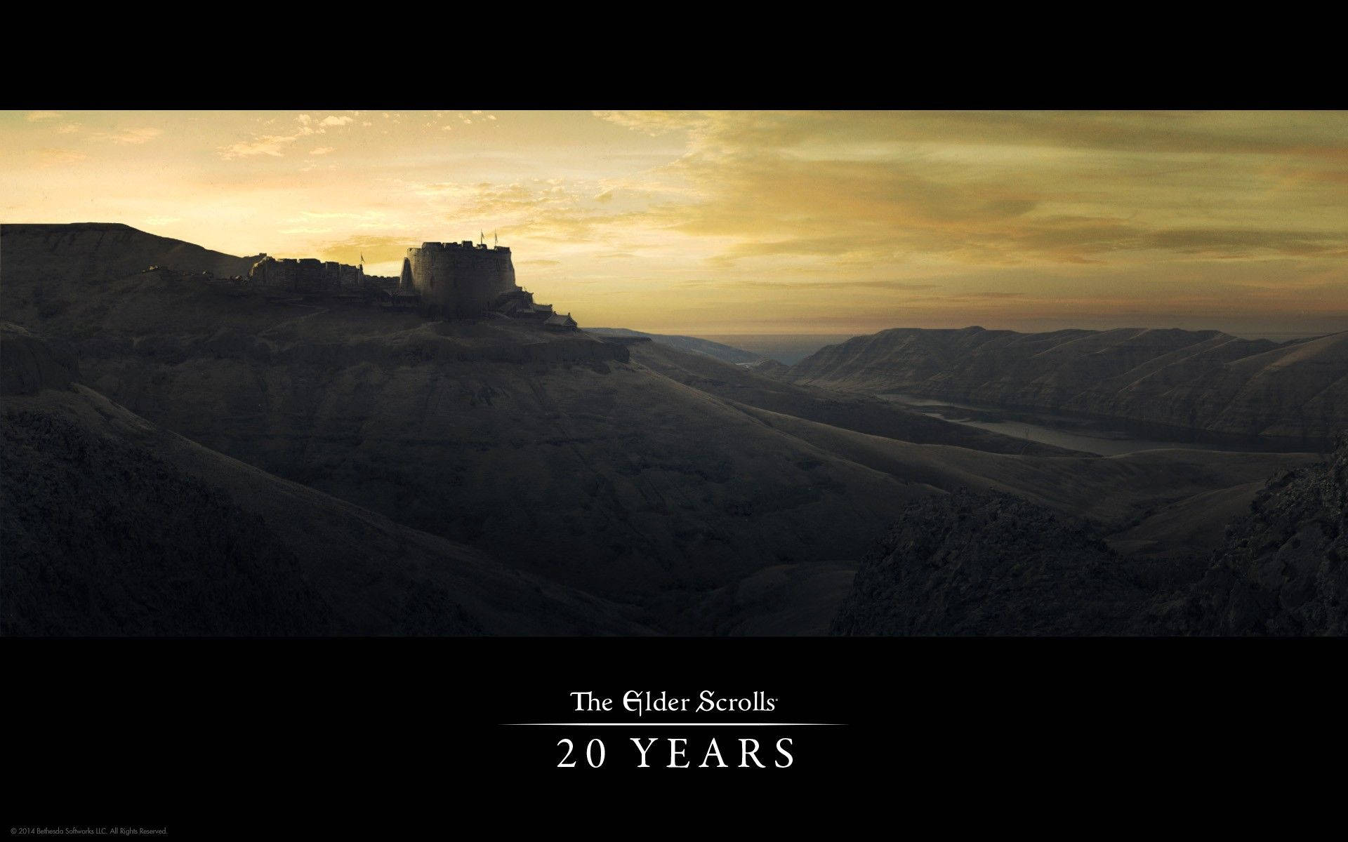The Elder Scrolls, castle, rugged hill, Full HD Desktop Wallpaper