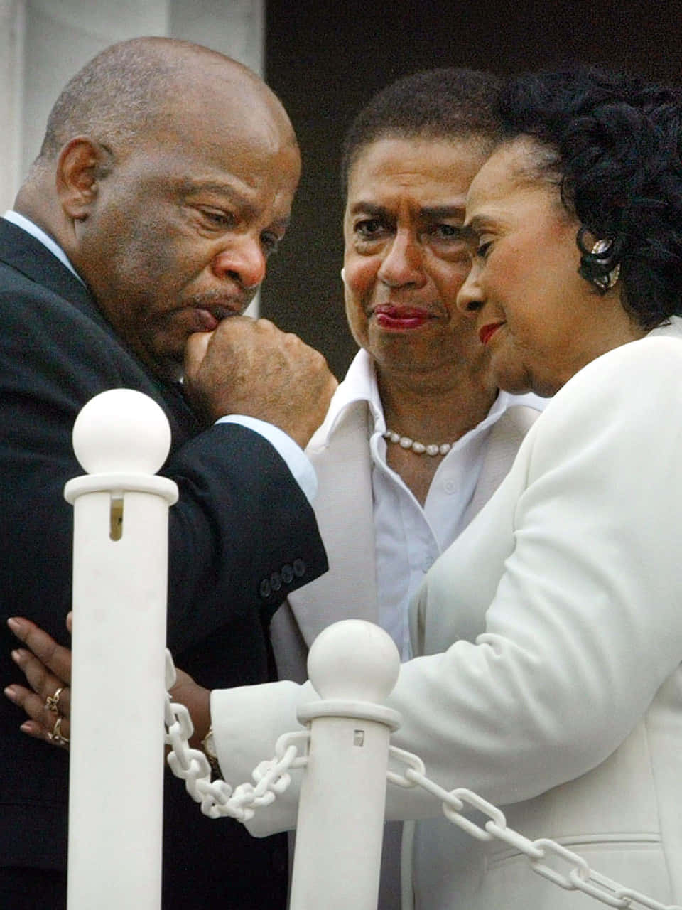 Eleanor Holmes Norton, formal attire, white railings, HD Phone Wallpaper