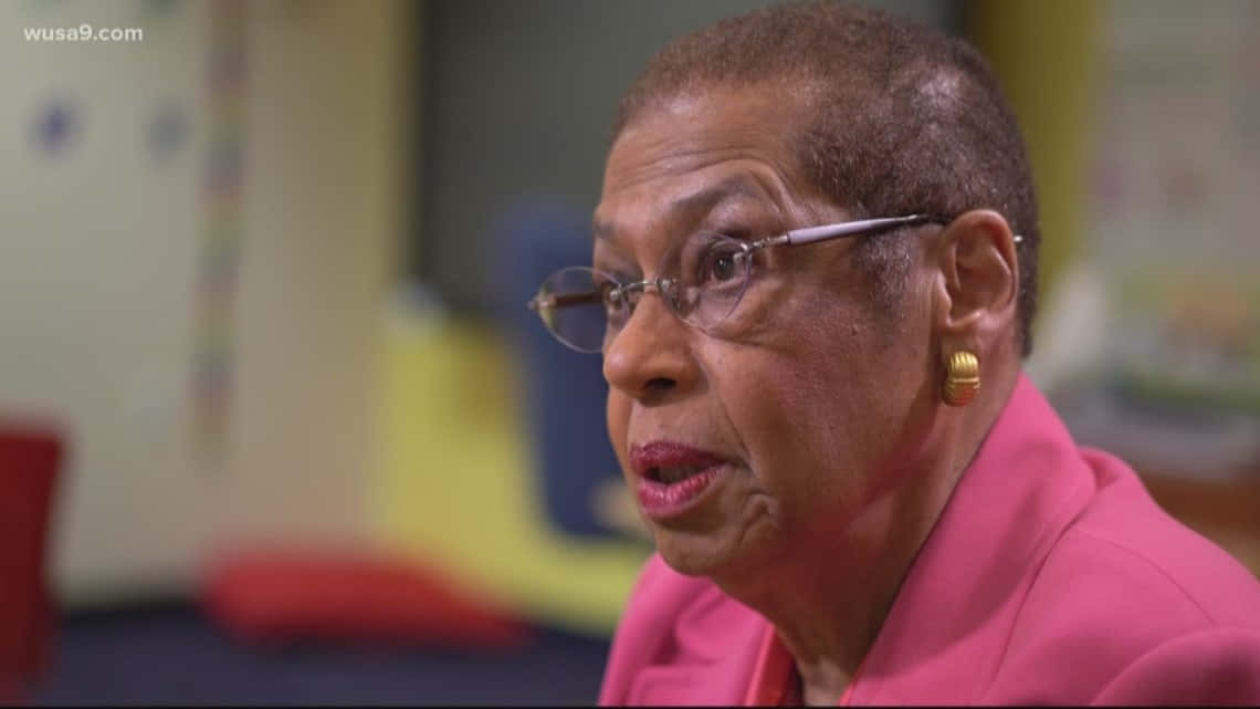 Eleanor Holmes Norton, pink coat, glasses, SD Desktop Wallpaper