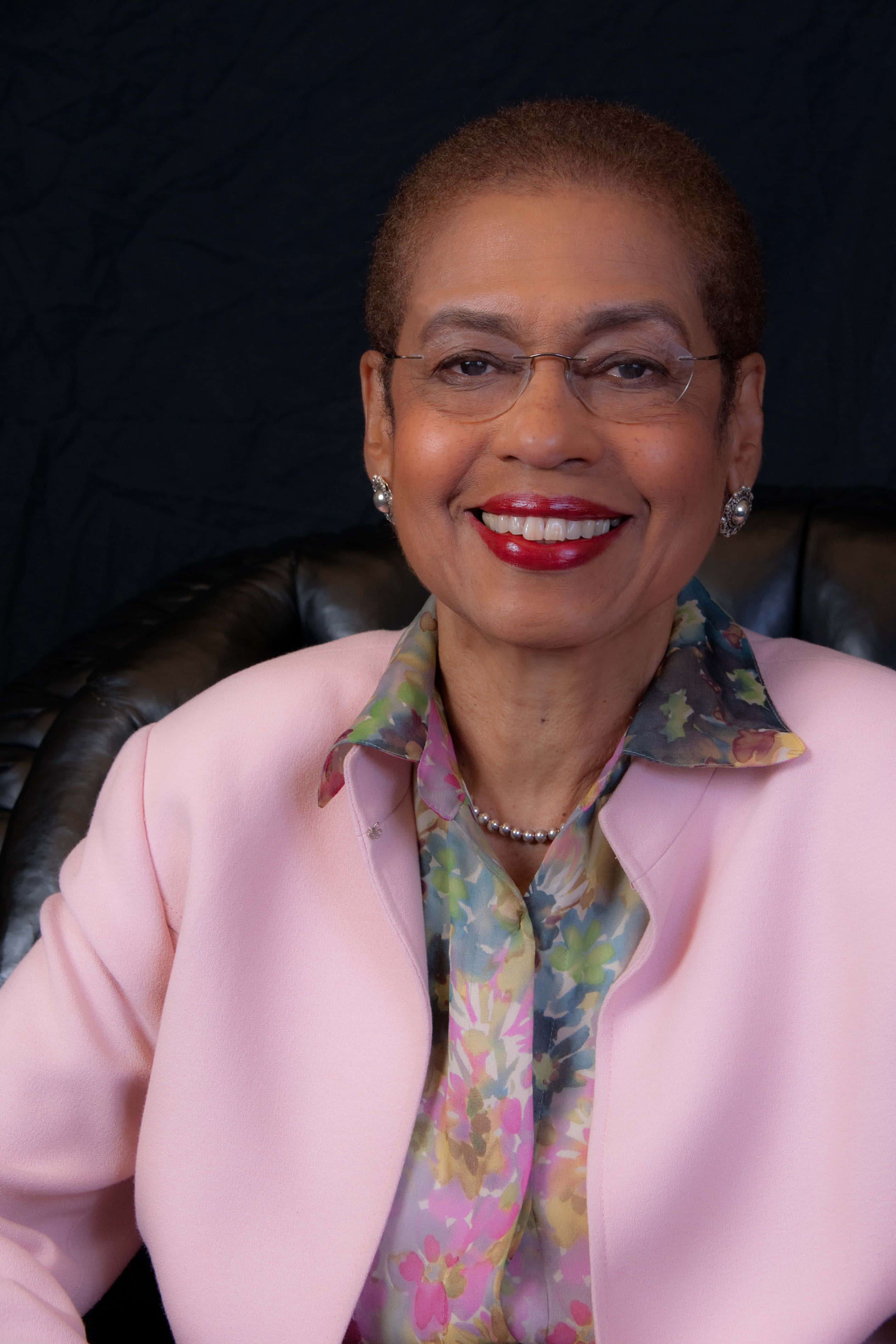 Eleanor Holmes Norton, pink blazer, floral blouse, 4K Phone Wallpaper