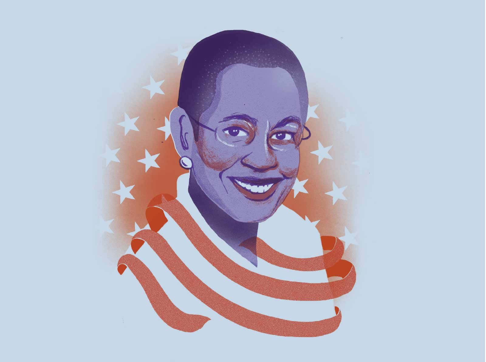 Eleanor Holmes Norton, stars, red white stripes, HD Desktop Wallpaper