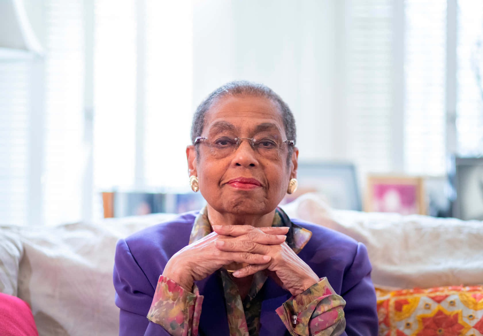 Eleanor Holmes Norton, purple blazer, glasses, HD Desktop Wallpaper