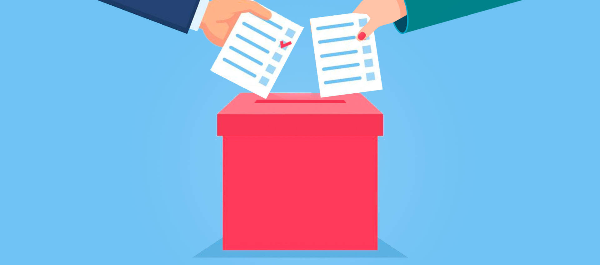 election, ballot, red voting box, Full HD Desktop Wallpaper