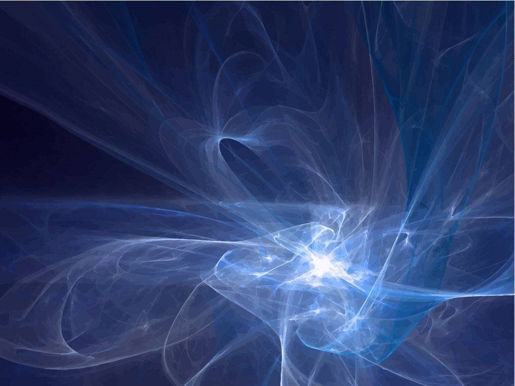 Dynamic Blue Light Plasma, ethereal blue energy streams, radiant white core, SD Desktop Wallpaper