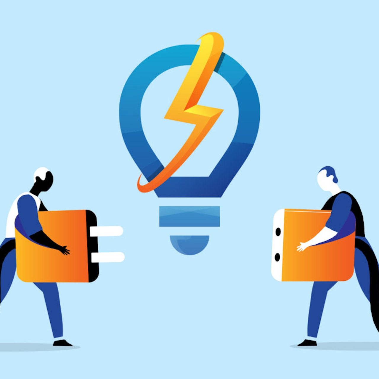 Electrician, plug, socket connectors, HD Desktop Wallpaper