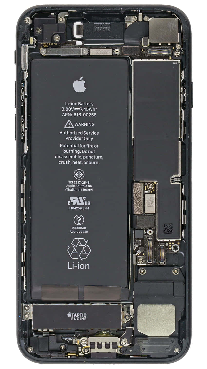 smartphone, battery circuitry, components, HD Phone Wallpaper