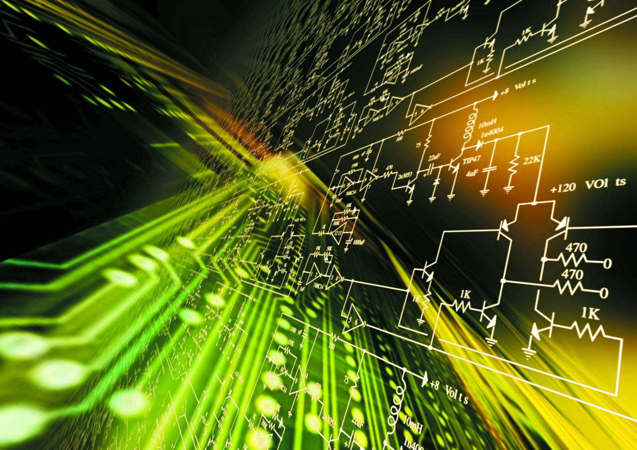 motherboard, circuitry, electrical schematics, Full HD Desktop Wallpaper