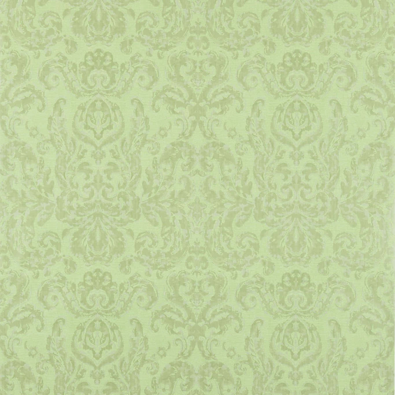 green, beige, damask, HD Desktop Wallpaper
