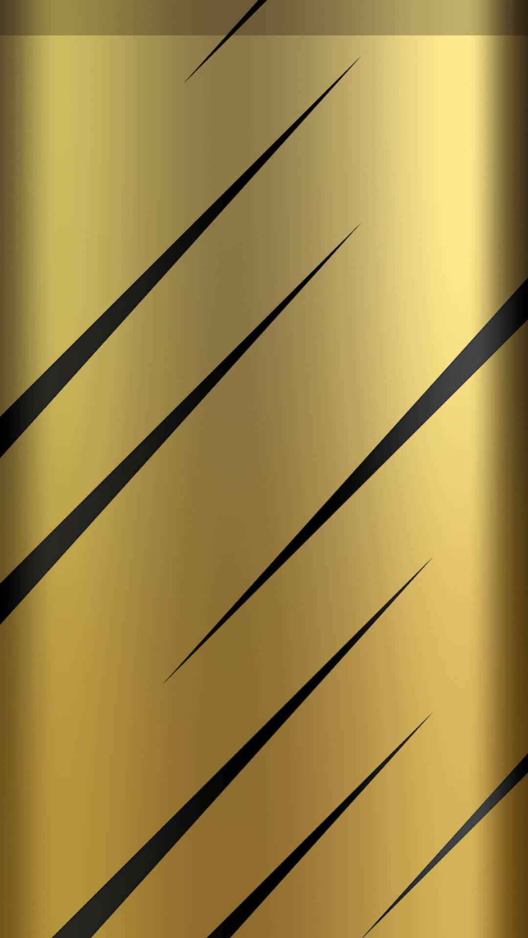 Black Gold, gold gradient, diagonal black stripes, Full HD Phone Wallpaper