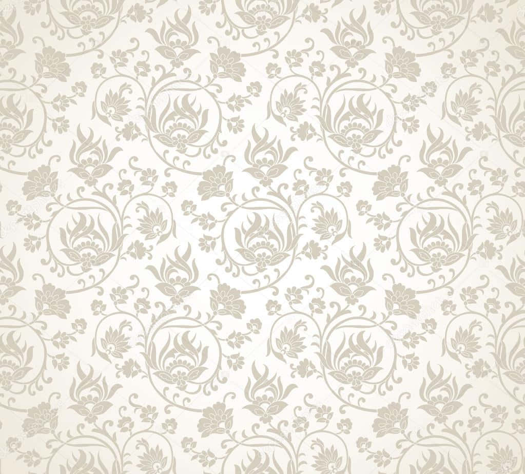 Fancy, beige floral pattern, ornate patterns, SD Desktop Wallpaper