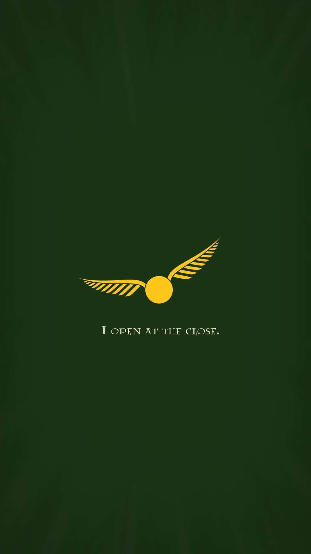 iPhone, golden snitch logo, dark green textured background, Full HD Phone Wallpaper