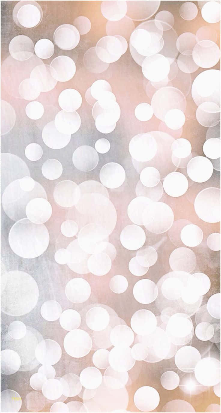 iPhone, glowing white bokeh circles, pastel gradient background, HD Phone Wallpaper