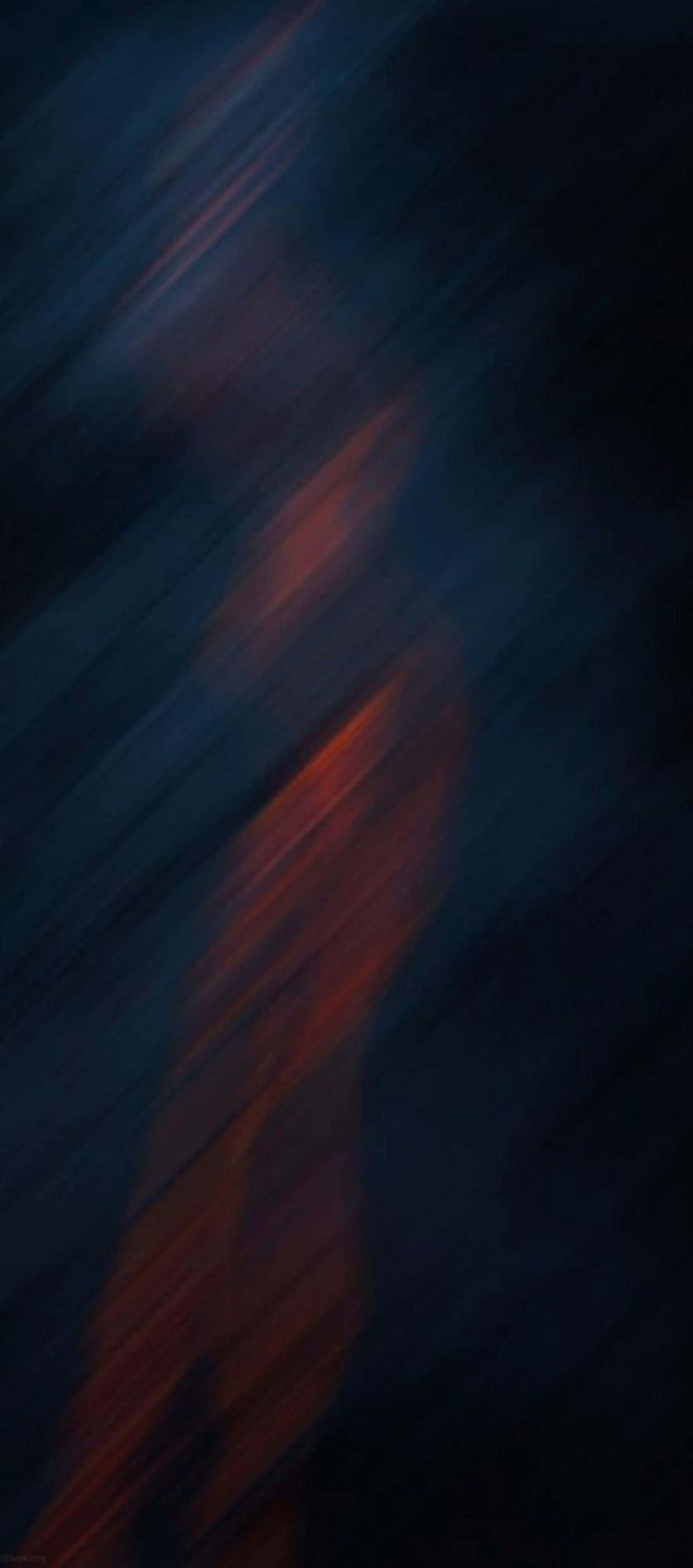 fiery orange, deep indigo, abstract blur, 2K Phone Wallpaper
