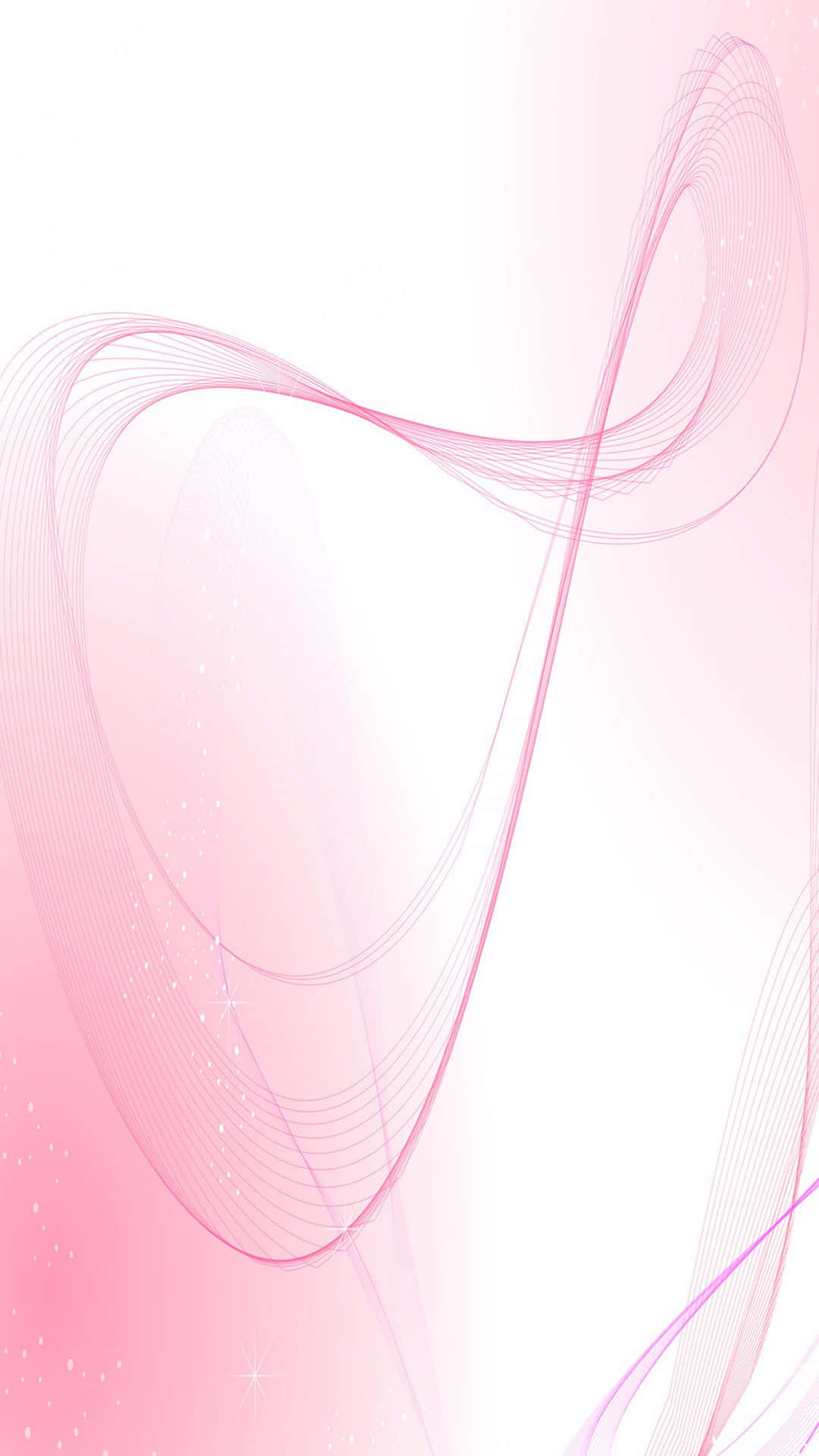 Elegant iPhone, pink lines, soft gradient background, Full HD Phone Wallpaper