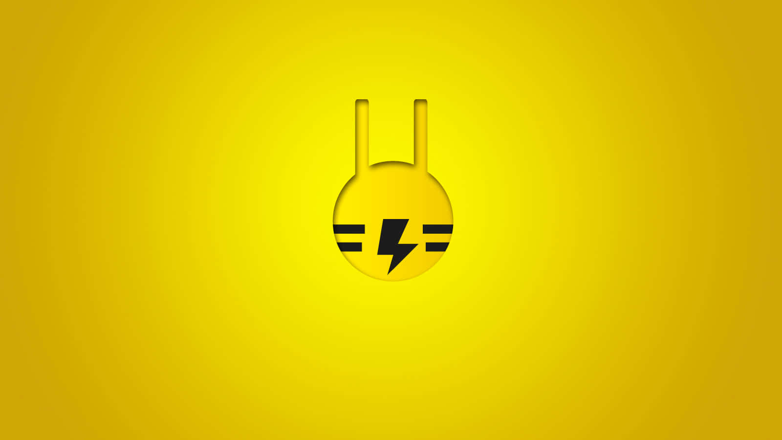 Elekid, yellow, black lightning bolt, HD Desktop Wallpaper