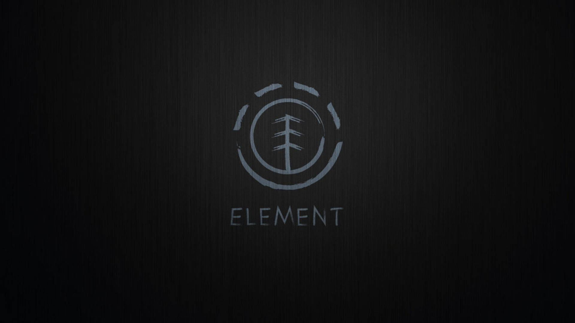 Earth Element, blue logo, stylized tree, Full HD Desktop Wallpaper