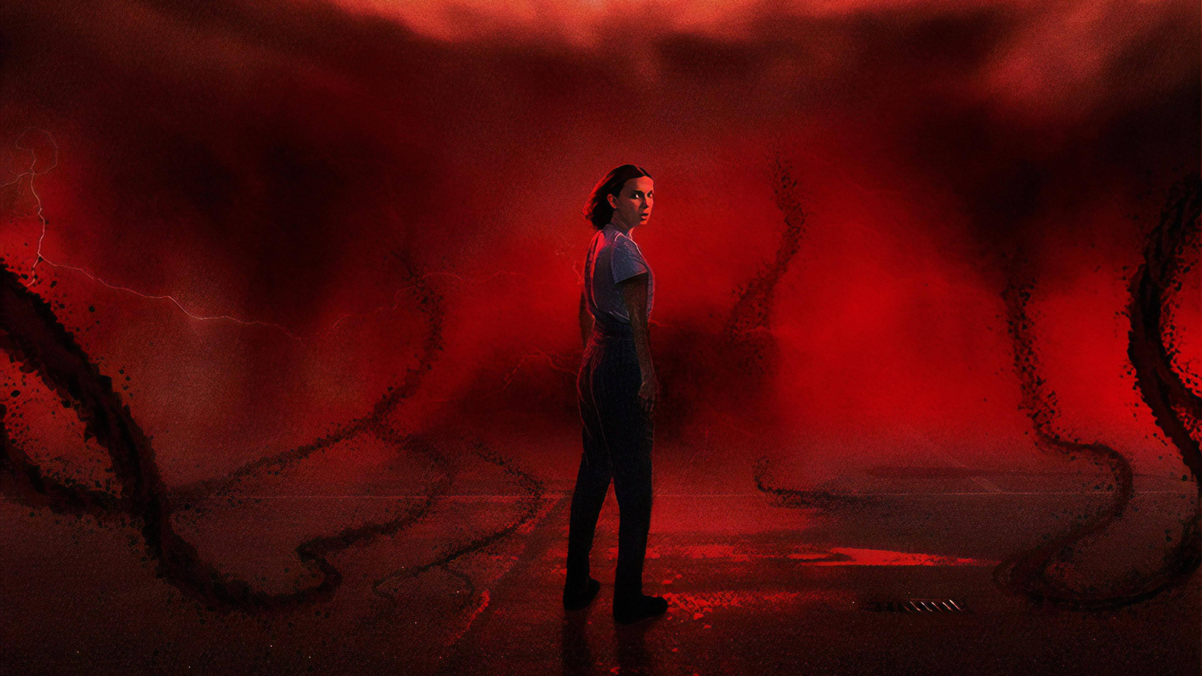 Eleven, Stranger Things, 4K, 4K Desktop Wallpaper