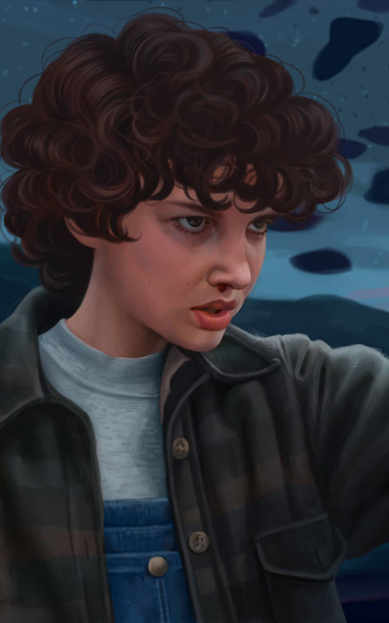 Eleven, Stranger Things, plaid jacket, HD Phone Wallpaper