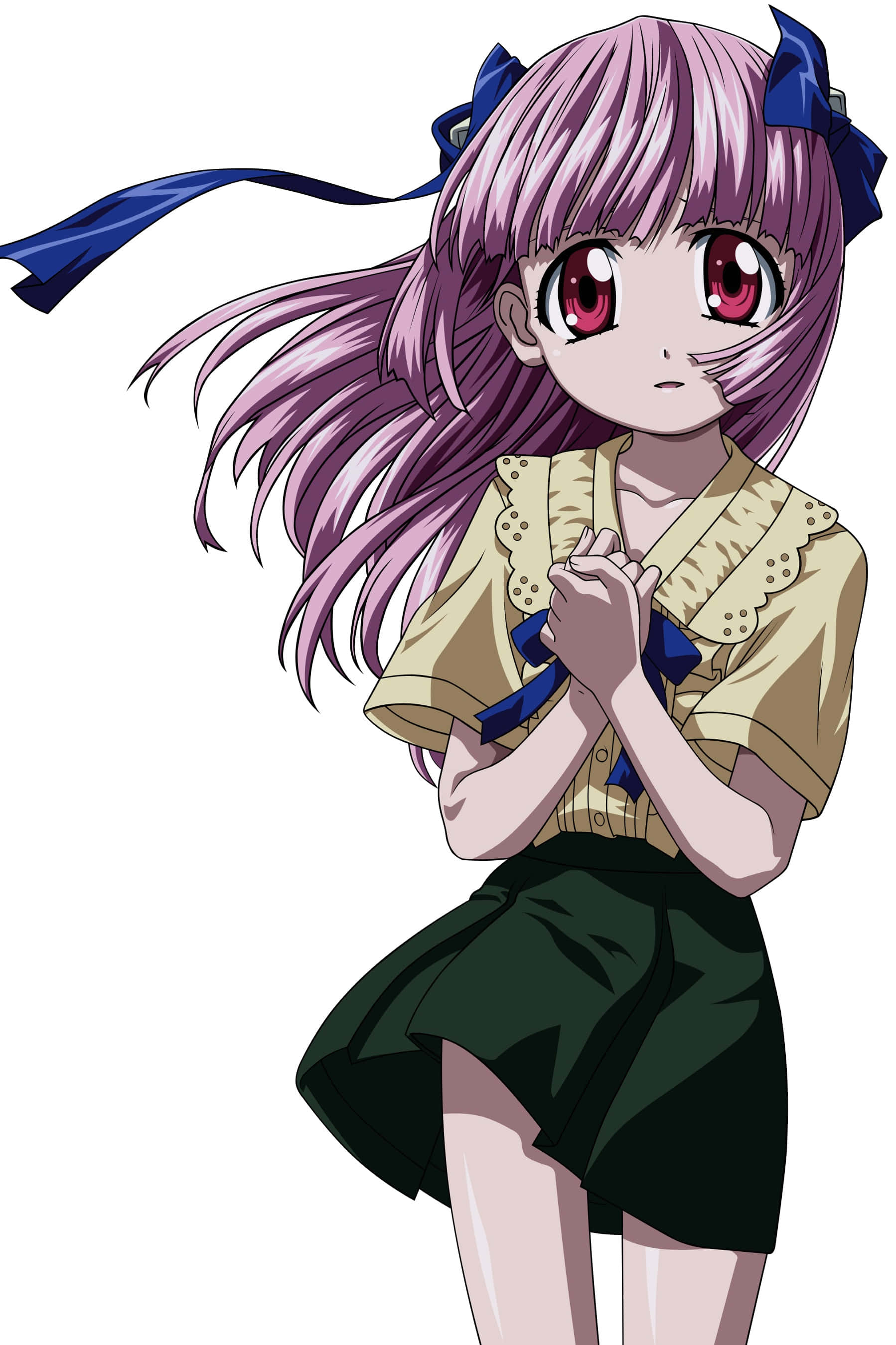 Mariko, Elfen Lied, child form, 2K Phone Wallpaper
