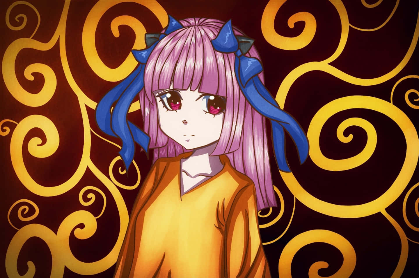 Elfen Lied, Mariko, purple-haired, HD Desktop Wallpaper