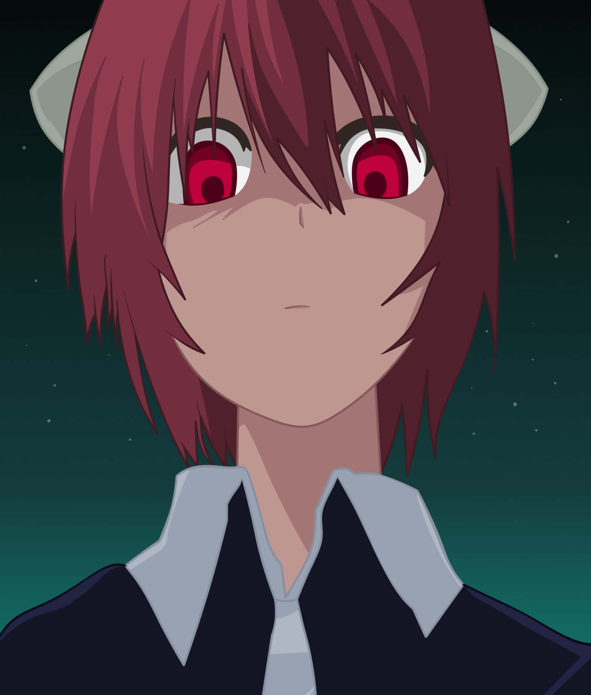 Elfen Lied, Nana, red hair, Full HD Phone Wallpaper