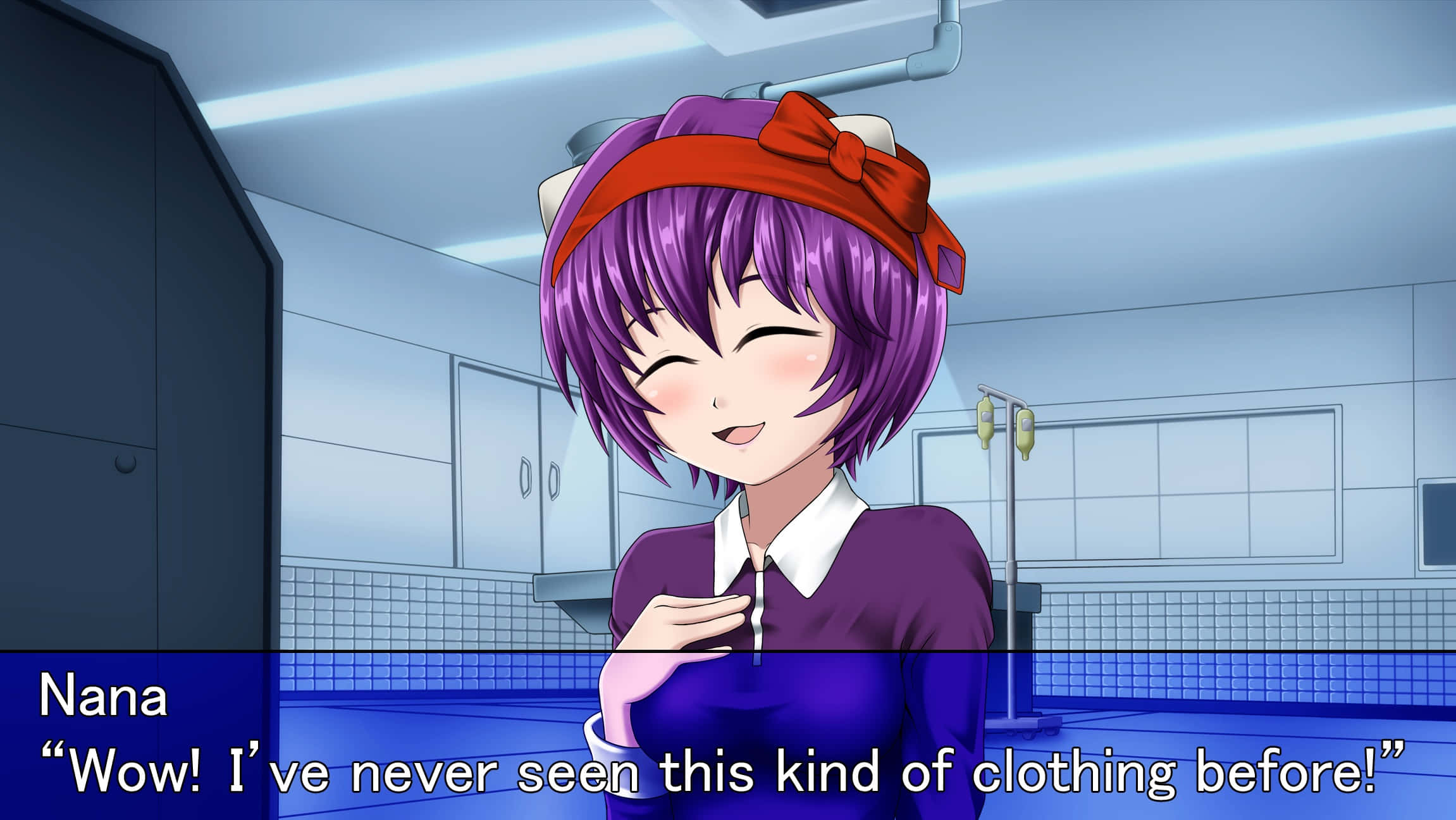 Elfen Lied, Nana, purple hair, Full HD Desktop Wallpaper