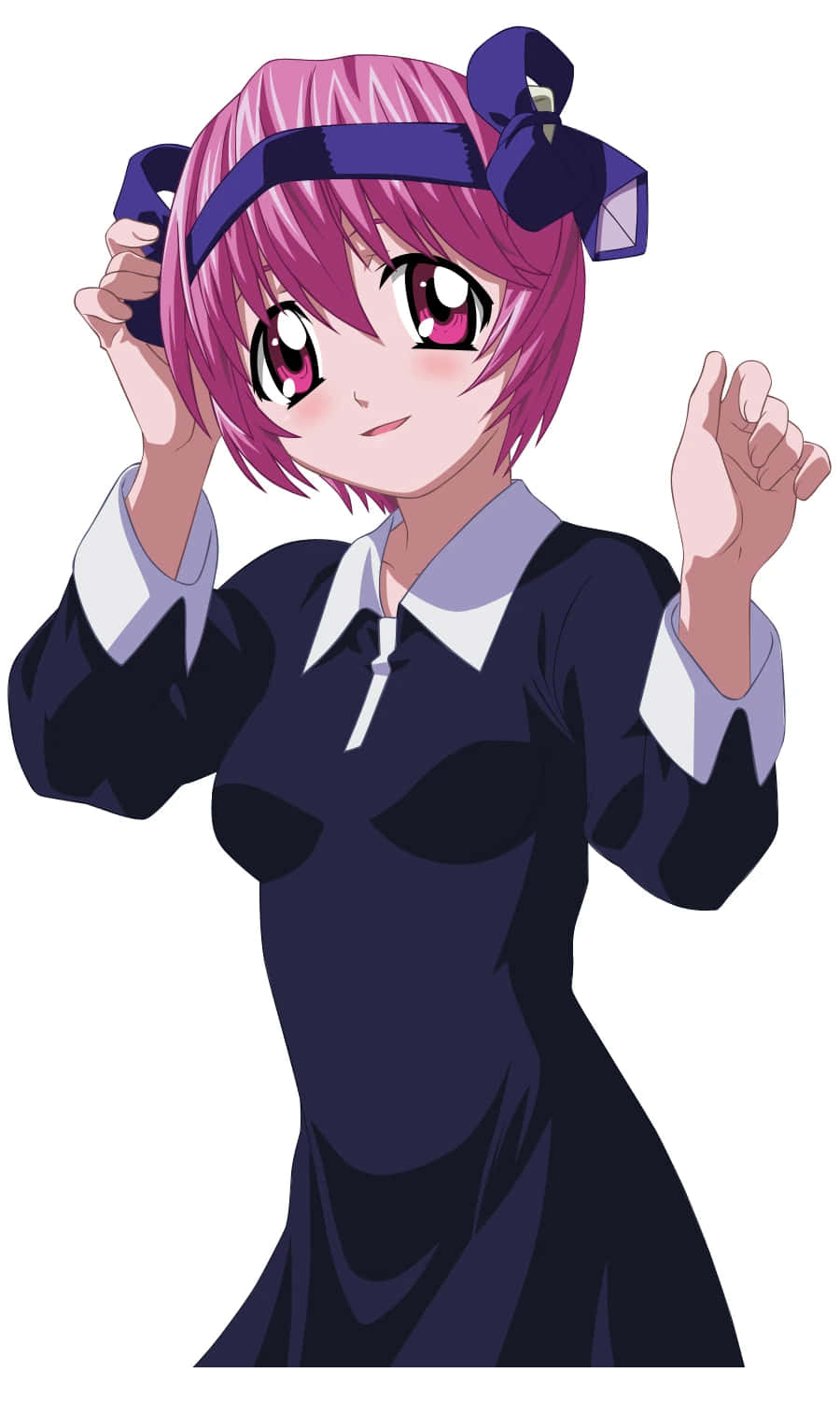 Elfen Lied, Nana, pink hair, HD Phone Wallpaper