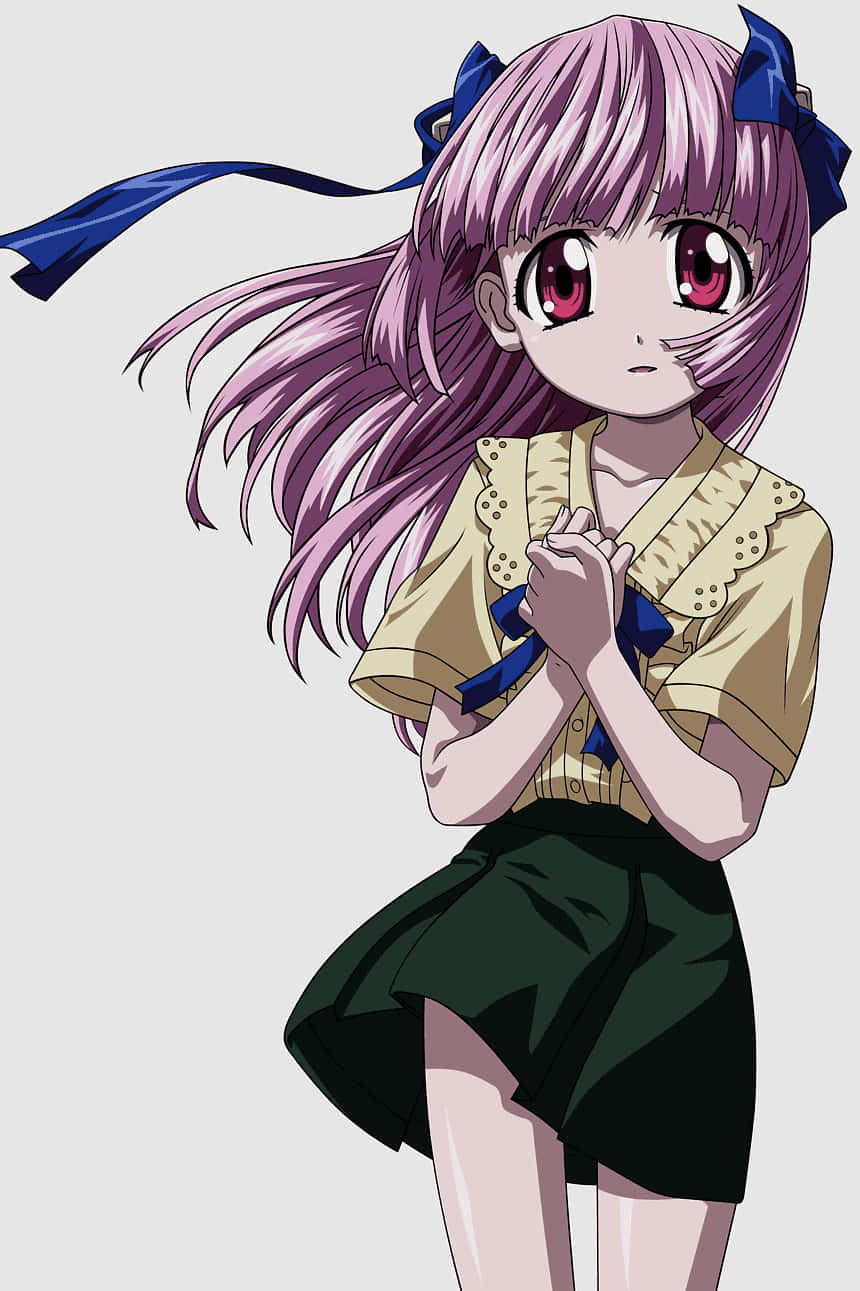 Elfen Lied, Nana, purple hair, HD Phone Wallpaper