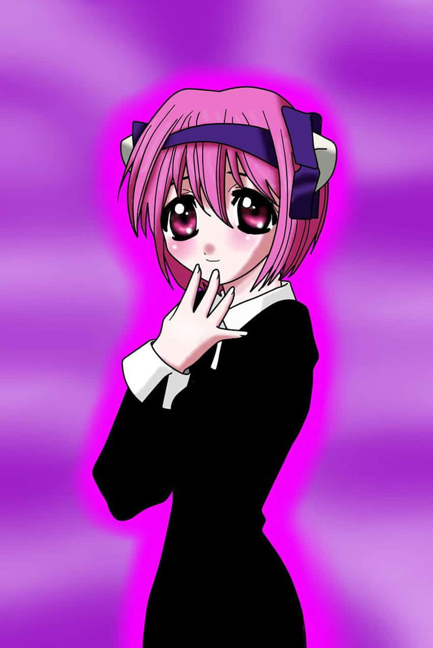 Elfen Lied Nana, pink-haired, cat ears, SD Phone Wallpaper