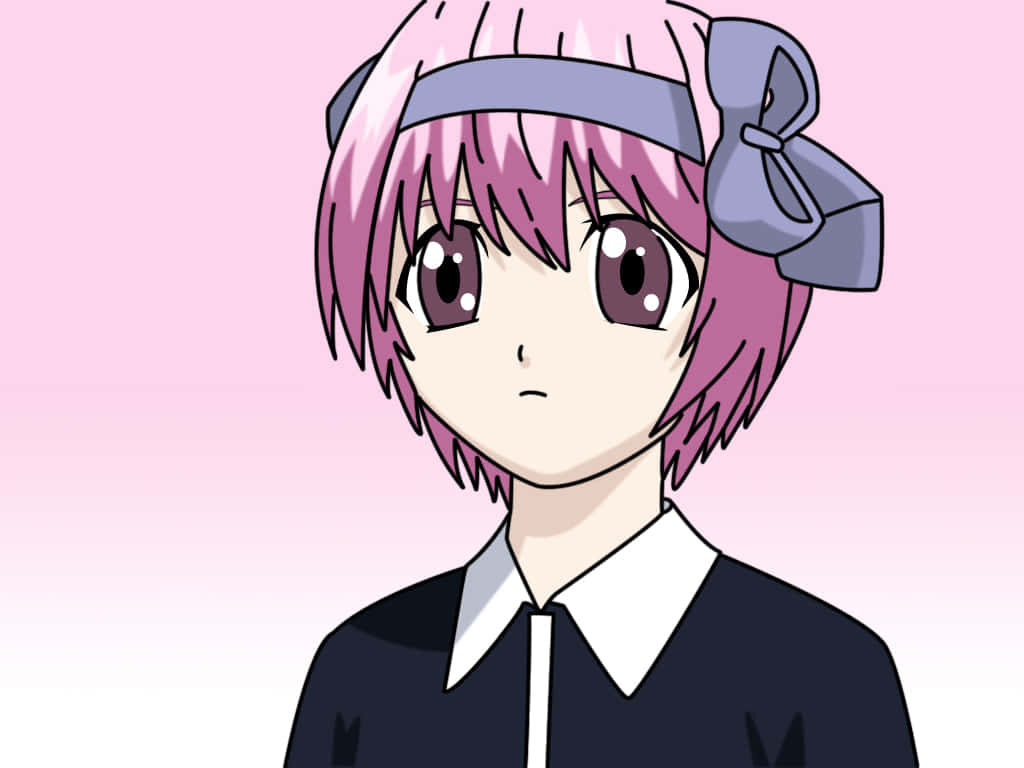 Elfen Lied, Nana, pink-haired anime girl, SD Desktop Wallpaper