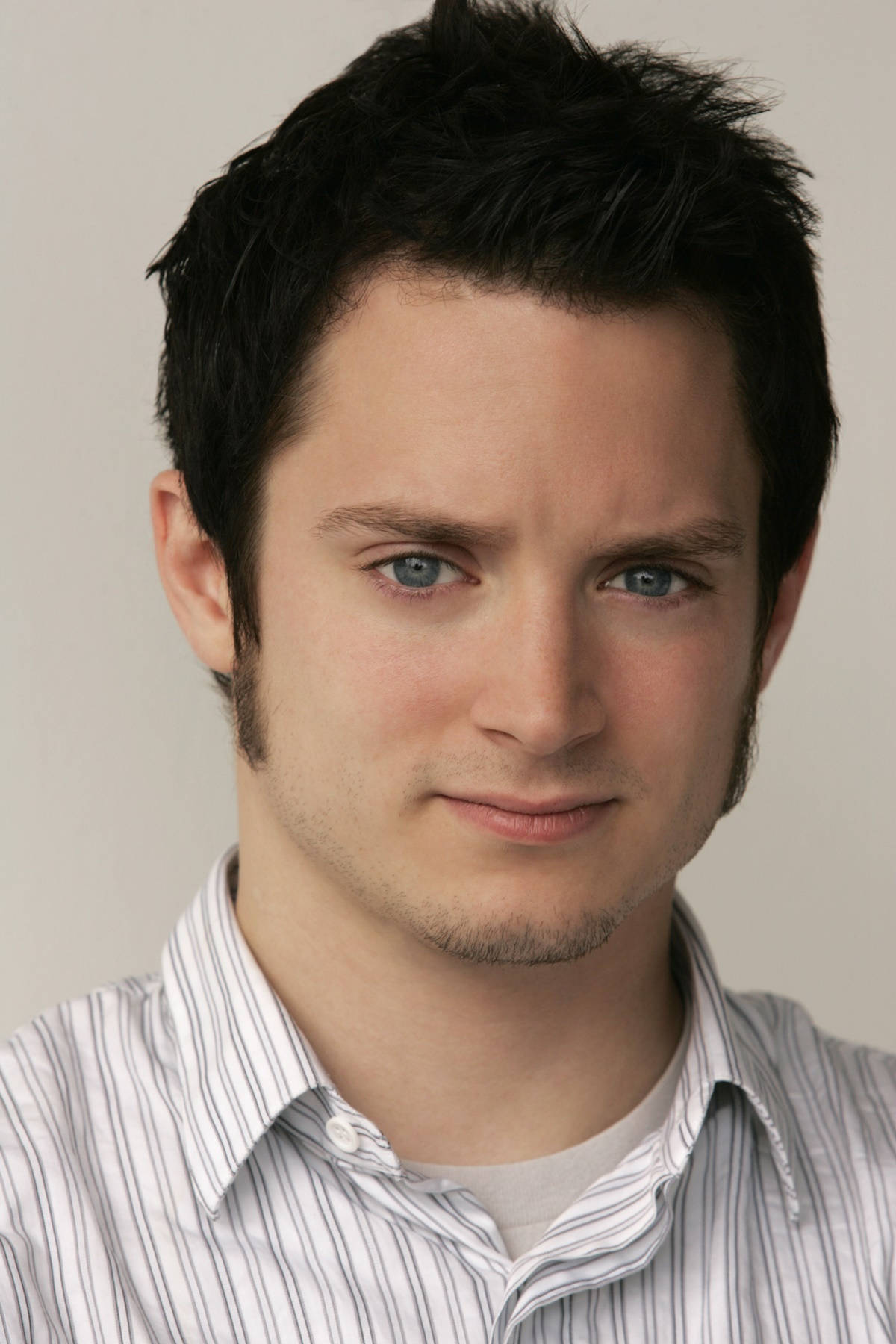 Elijah Wood, blue eyes, dark hair, HD Phone Wallpaper