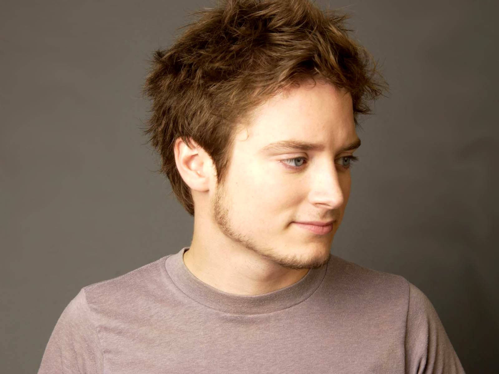 Elijah Wood, thick brown hair, light beard, HD Desktop Wallpaper