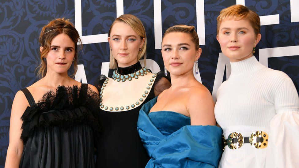 Eliza Scanlen, dark blue patterned backdrop, glamorous event, SD Desktop Wallpaper