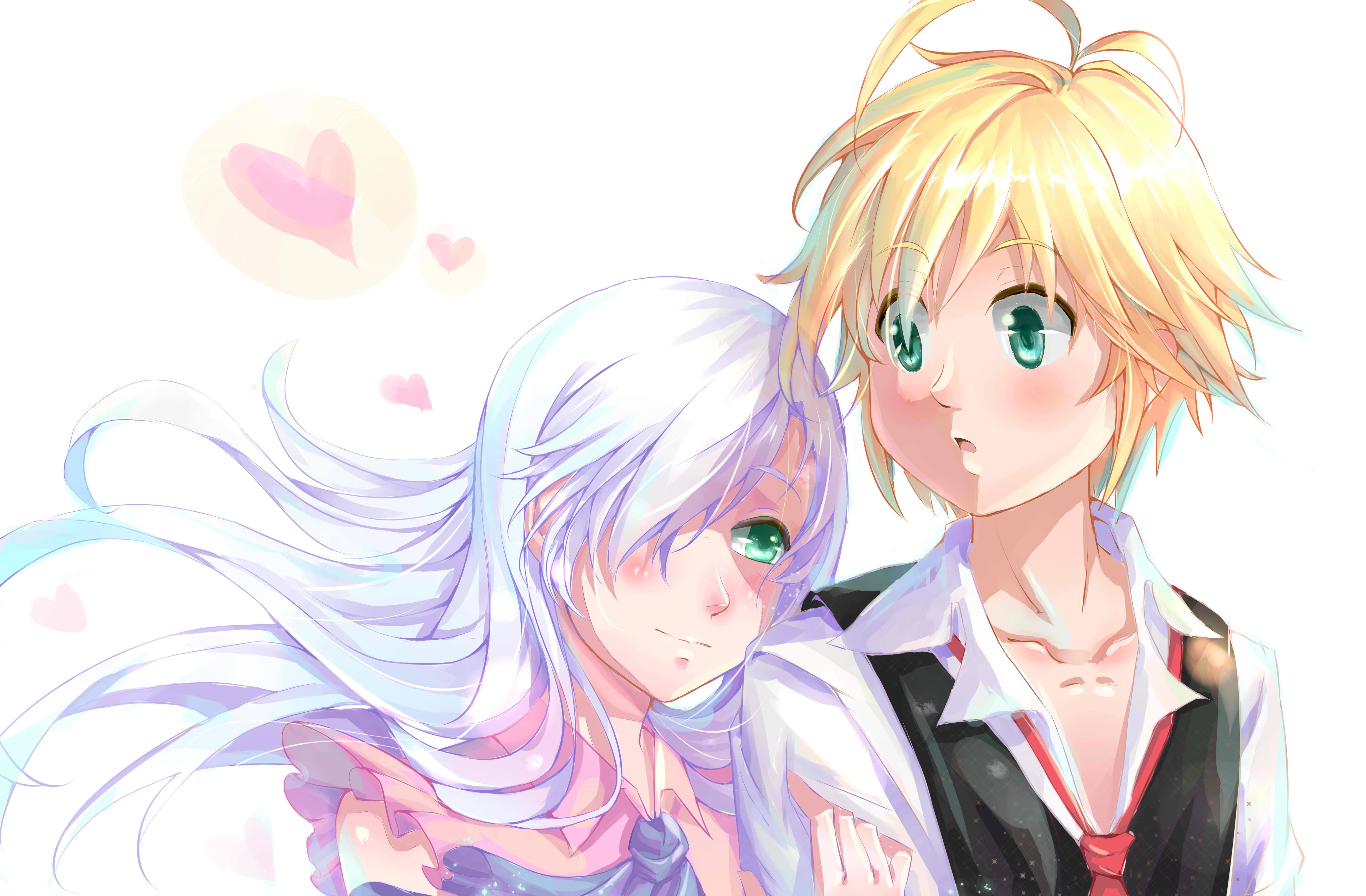 Elizabeth Liones, blushing, flowing hair, 5K Desktop Wallpaper