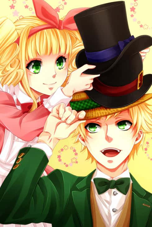 Elizabeth Midford, blonde hair, green eyes, SD Phone Wallpaper